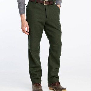 L.L. Bean Maine Guide Wool Pants Dark Green